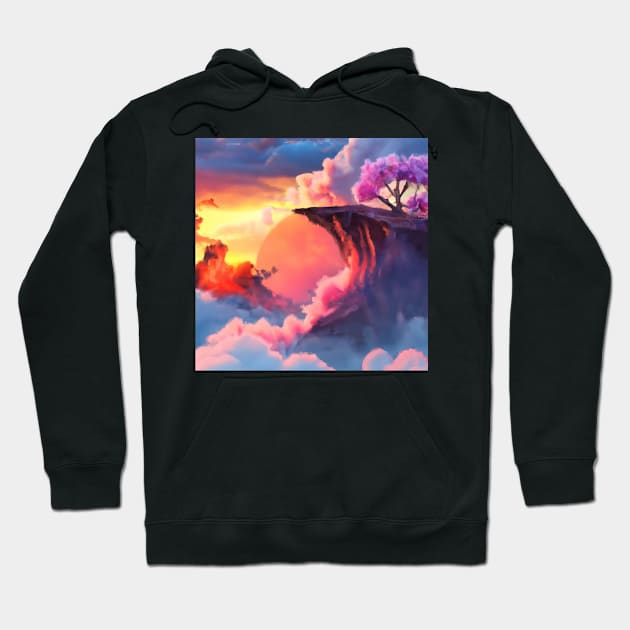 Mountains of Imagination: A Fantasy Adventure Hoodie by D3monic